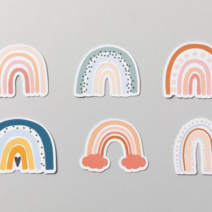 cartela de adesivos | ARCO-ÍRIS