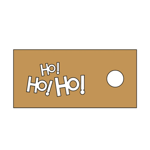 KIT cartão HO HO HO! | para mini frascos (KIT com 10)