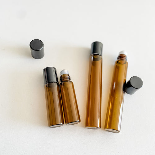 frasco ROLL-ON fino | âmbar