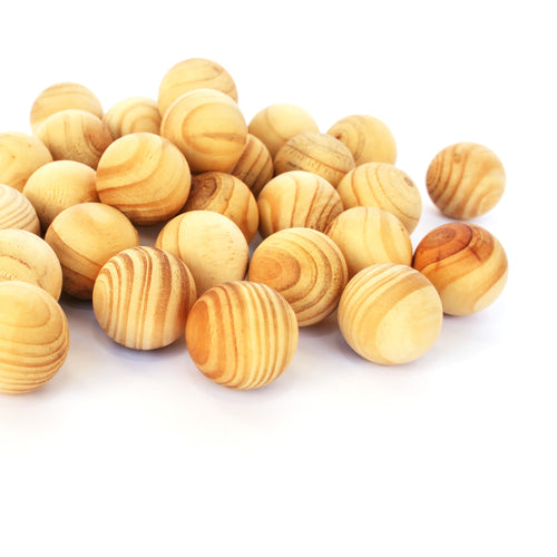 bolinhas madeira | difusoras (KIT com 25)