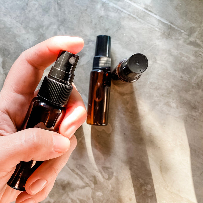 frasco SPRAY PET | âmbar R.20