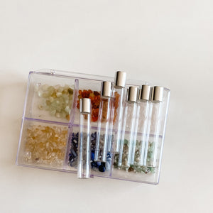 KIT caixa cristais | 6 pedras
