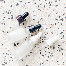 Carregar imagem no visualizador da galeria, frasco vidro BRANCO FOSCO | conta-gotas (20mL)