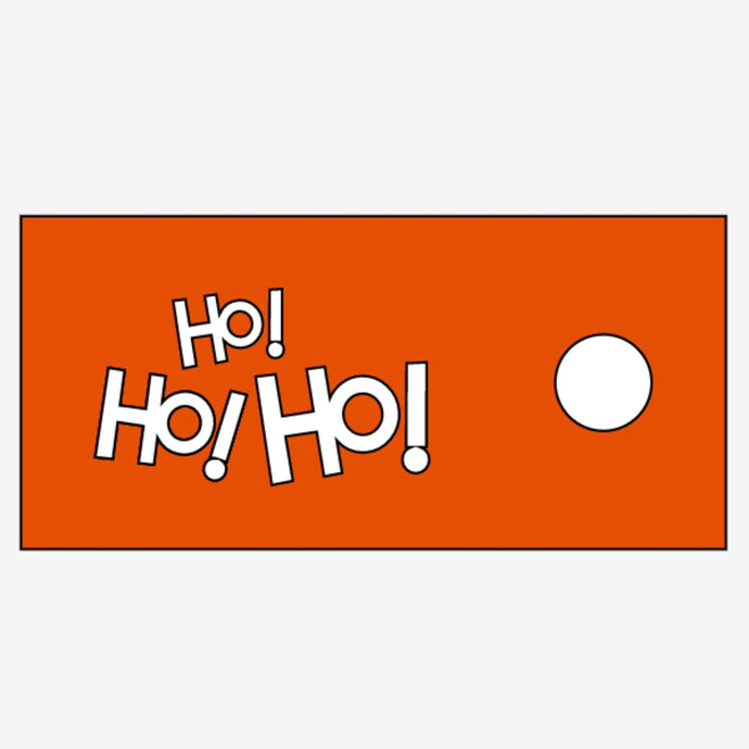 KIT cartão HO HO HO! | para mini frascos (KIT com 10)